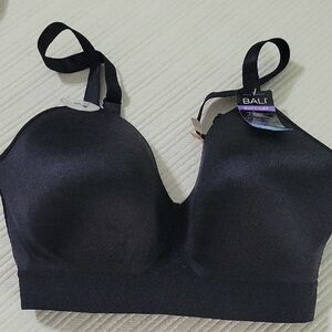 Bali Black Seamless Wireless Bra Intimates
